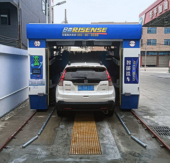 广东加油站安装日森无人值守洗车机