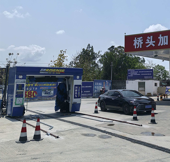 广东加油站安装日森无人值守洗车机